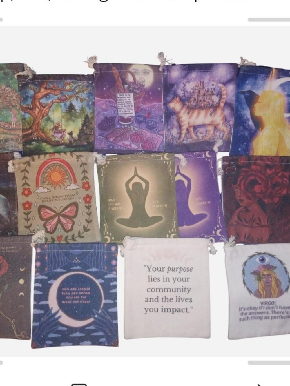 Cloth Drawstring Bag - Picture 5 of 14